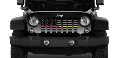 American Tactical Back The Red and Gold Grille Insert