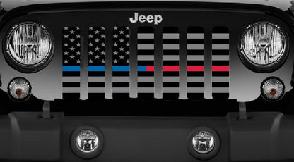 American Tactical Back the Blue and Red Grille Insert
