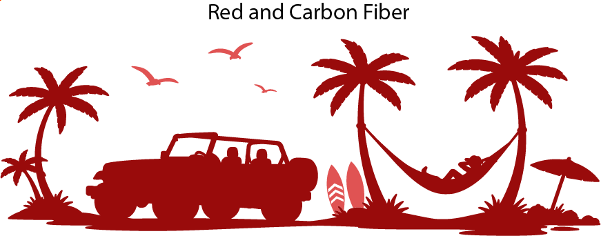 Red and Carbon Dash