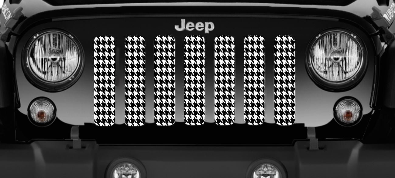Alabama Houndstooth Grille Insert