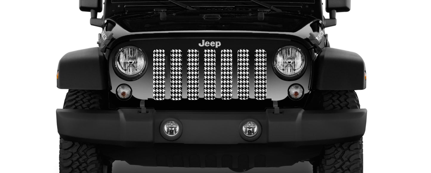 Alabama Houndstooth Grille Insert