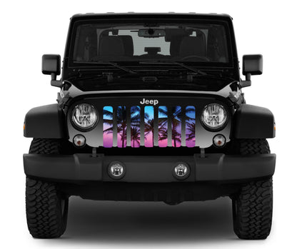 Beach Palm Tree Grille Insert