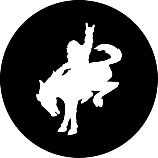 Bigfoot Sasquatch Riding a Bronco Spare Tire Cover for Jeep, Bronco, RV, Camper, Trailer, & More