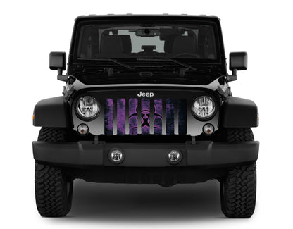 BioHazard Glow Purple Grille Insert