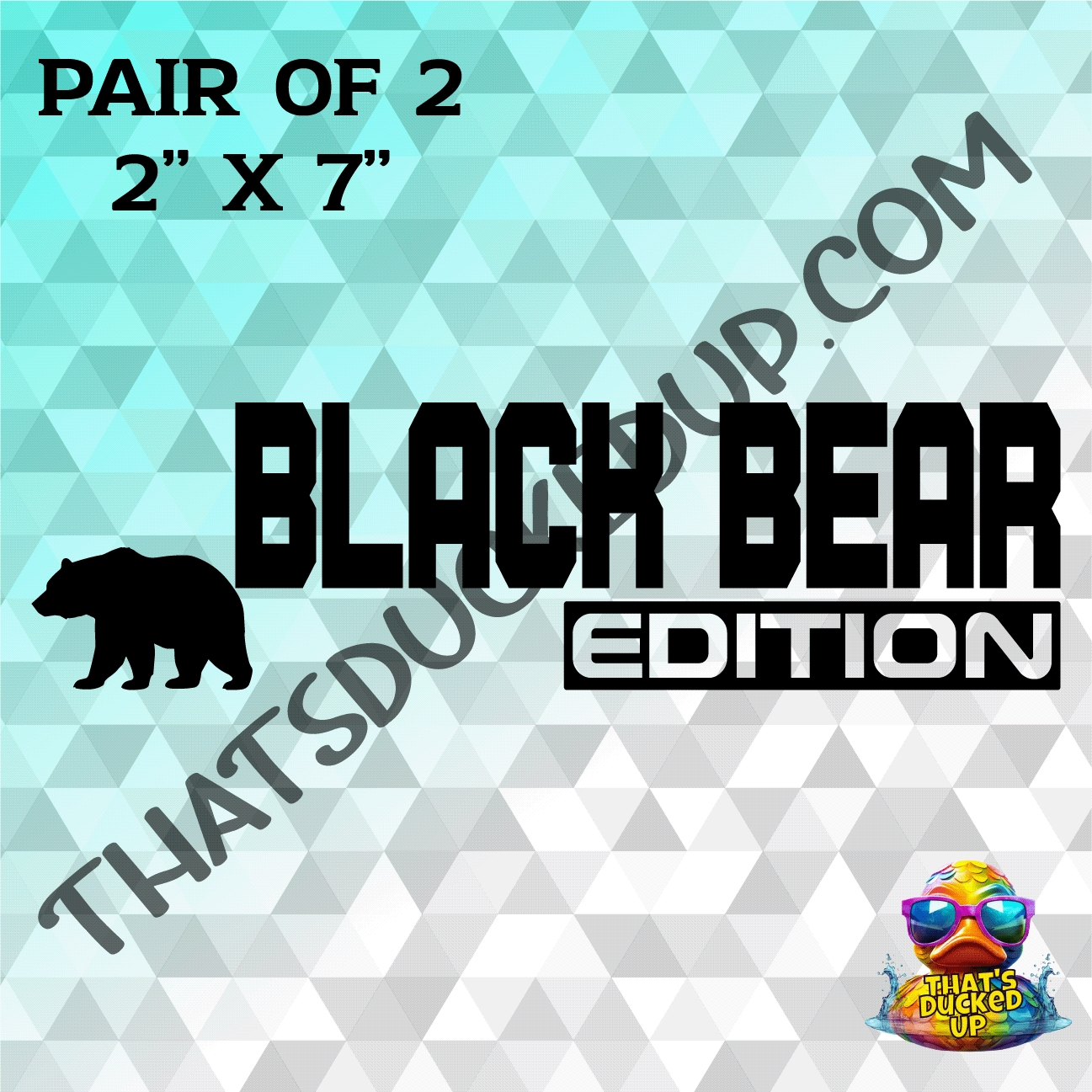 The Black Bear Edition 2 Pack