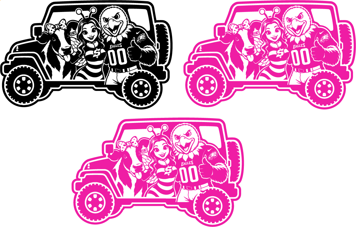 3 custom Decals- LO