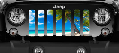 Blue Beach Palm Grille Insert