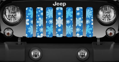 Blue Snowflakes Grille Insert