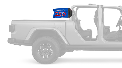 America 250 12"x18" Forever Wave Flag for Jeep Gladiator JT