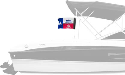 State Flag Texas Don't Tread 12"x18" Forever Wave Flag