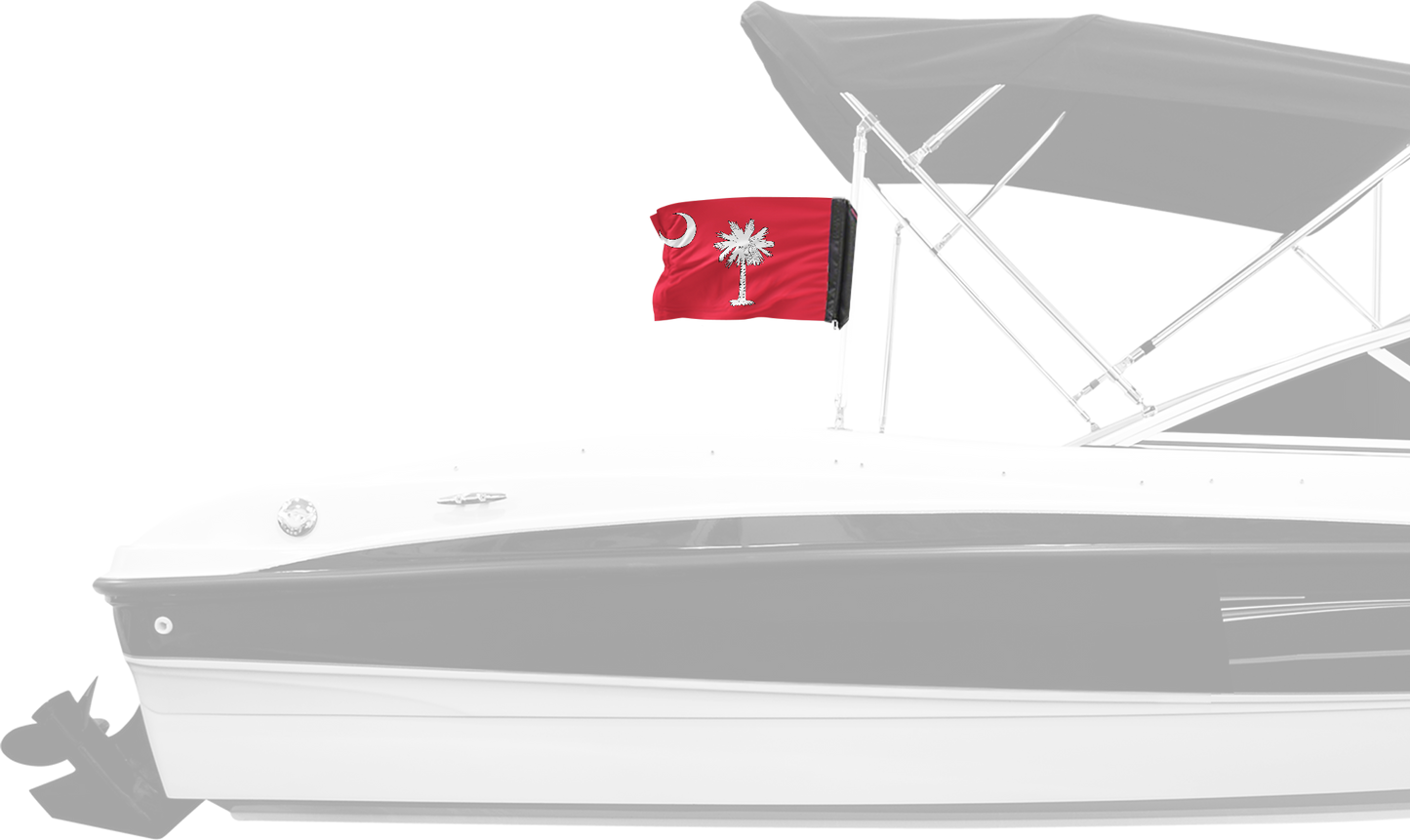 State Flag South Carolina Big Red 12"x18" Forever Wave Flag