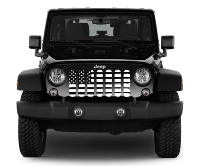 Bold Victory American Flag Jeep Grille Insert