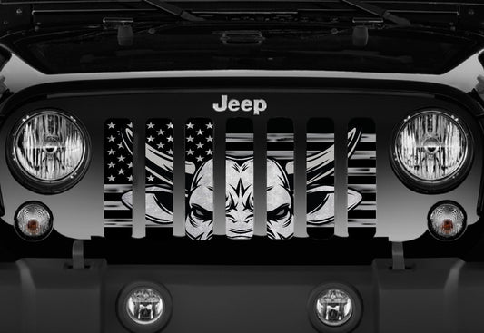 Eight Seconds American Flag Grille Insert