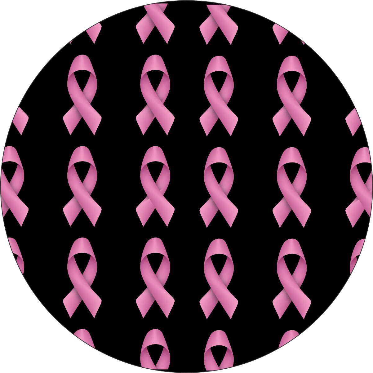 Breast Cancer Awareness Ribbons Spare Tire Cover for Jeep, RV, Camper, and More
