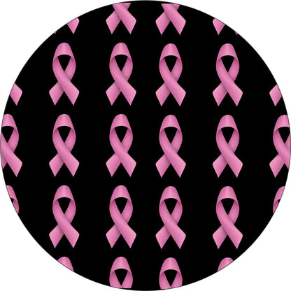 Breast Cancer Awareness Ribbons Spare Tire Cover for Jeep, RV, Camper, and More