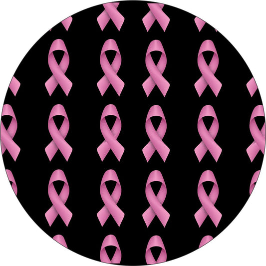 Breast Cancer Awareness Ribbons Spare Tire Cover for Jeep, RV, Camper, and More
