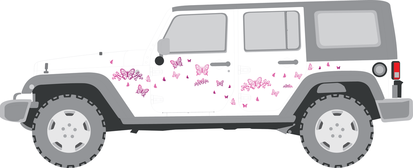 Butterflies Side Graphics