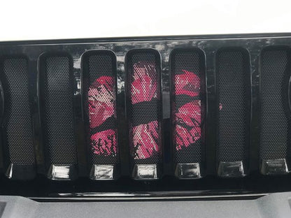Pink Ombre Kiss Grille Insert