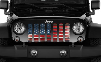 Captain America Flag Grille Insert