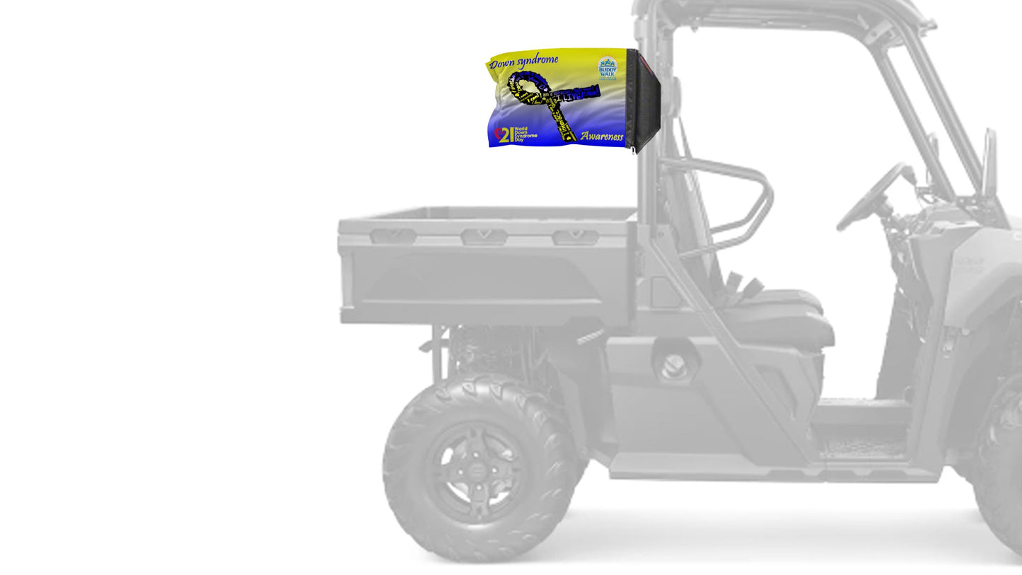 Down Syndrome Awareness 12"x18" Forever Wave Flag