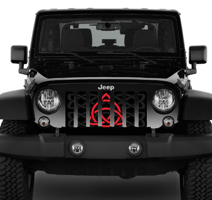 Celtic Knot - Firecracker Red Grille Insert