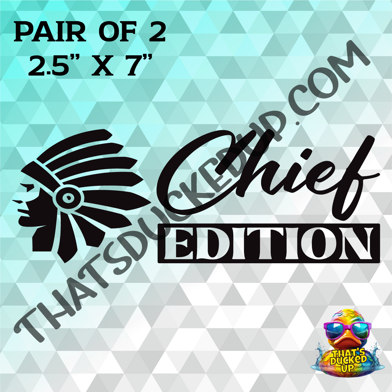 The Chief Edition 2 Pack