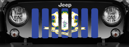 Connecticut State Flag Grille Insert