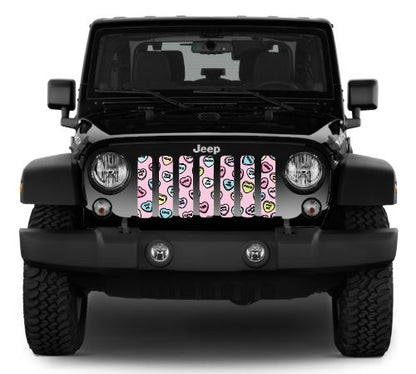 Conversation Hearts Grille Insert