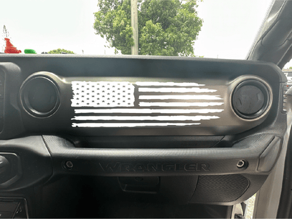 Distressed Flag Dash Decal