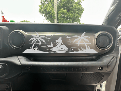 Mermaid Scene Dash Decal- Style 1