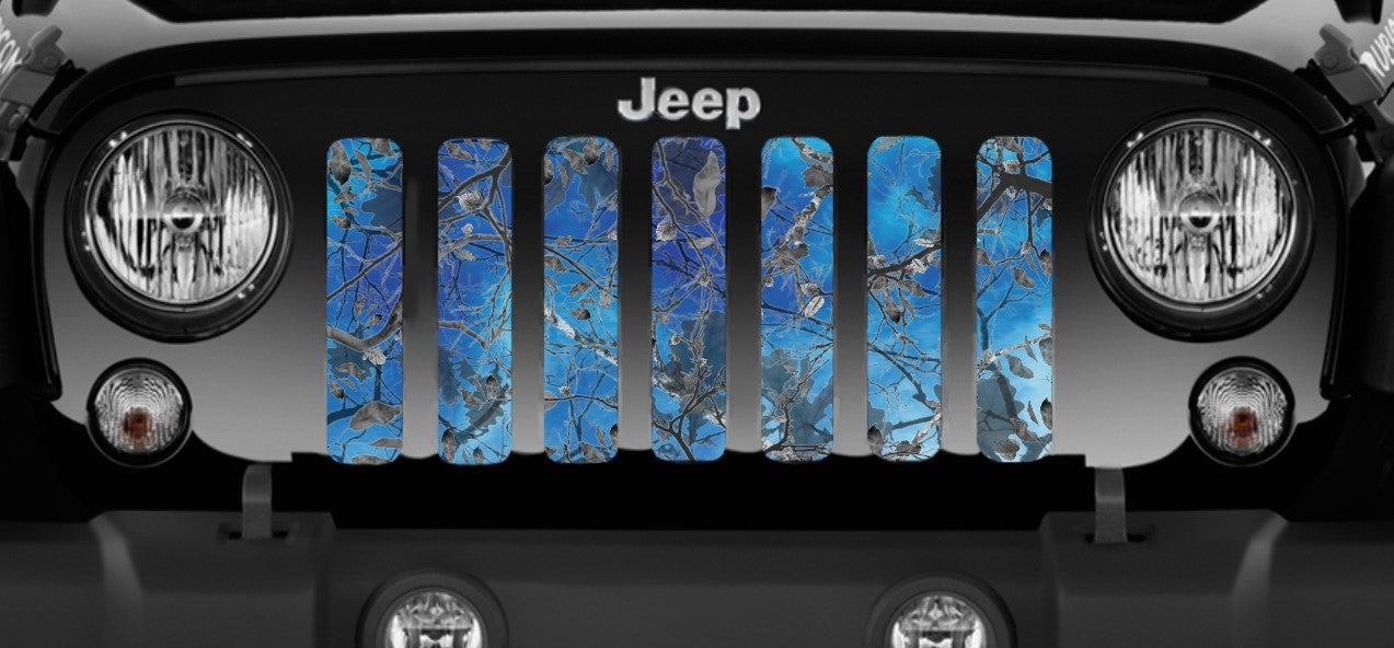 Dirty Girl Blue Undertow Camo Grille Insert