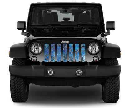 Dirty Girl Blue Undertow Camo Grille Insert