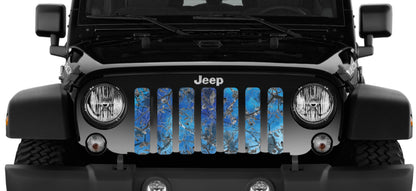 Dirty Girl Blue Undertow Camo Grille Insert
