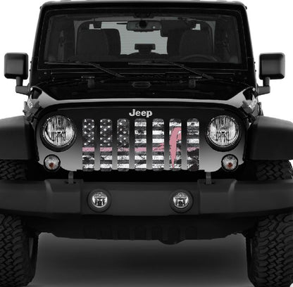 Dirty Grace Tactical Pink Ribbon Grille Insert