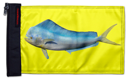 Dolphin 12"x18" Forever Wave Flag for Jeep Wrangler JLU 4-Door 2018-Present