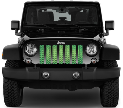 Dragon Scales Green Fleck Grille Insert