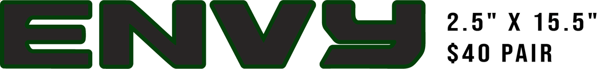 Envy Name Decals- Pair