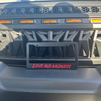 Custom License Plate Frame