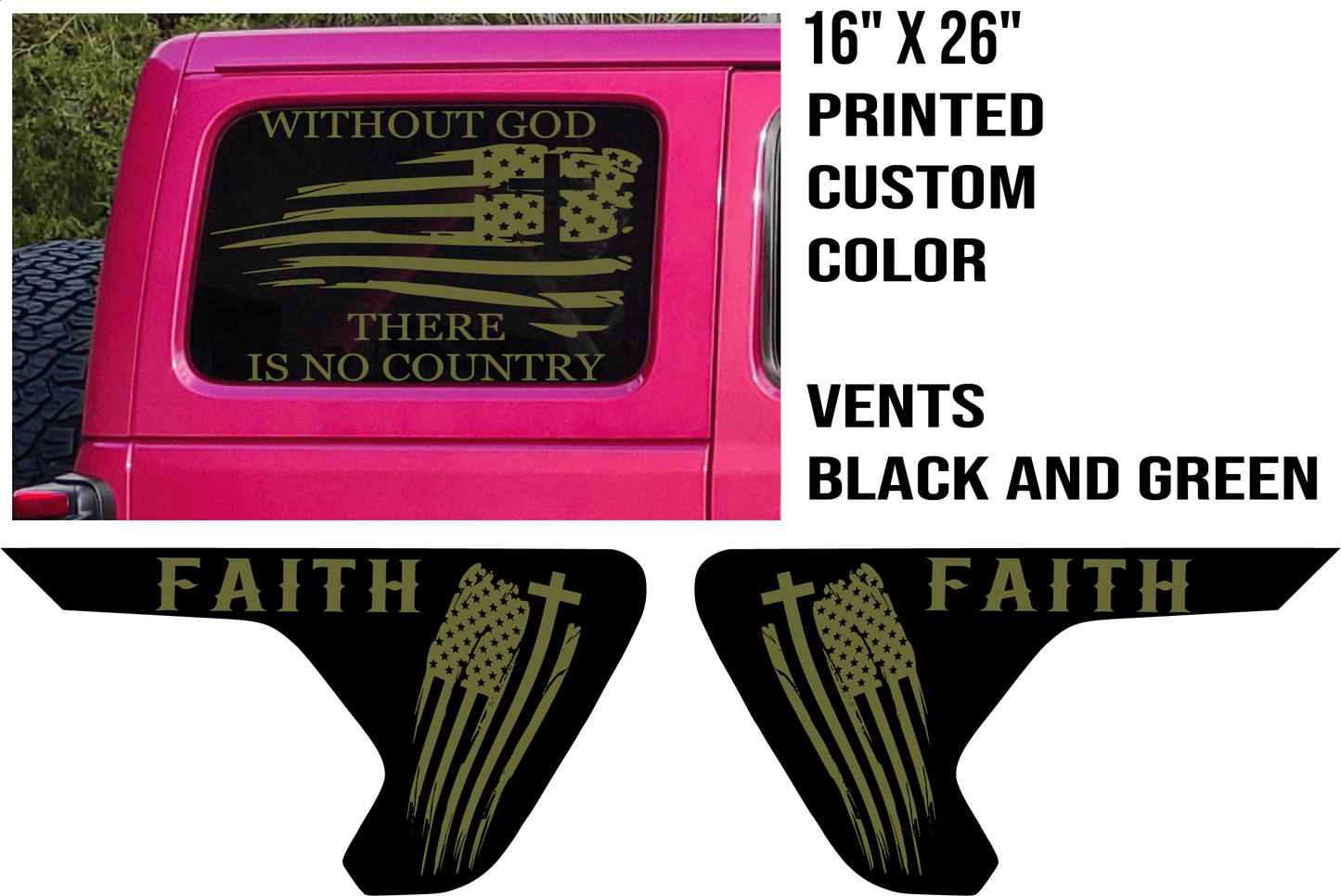 Custom Faith Decals
