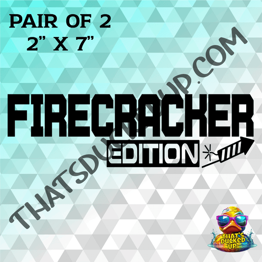 The Firecracker Edition 2 Pack