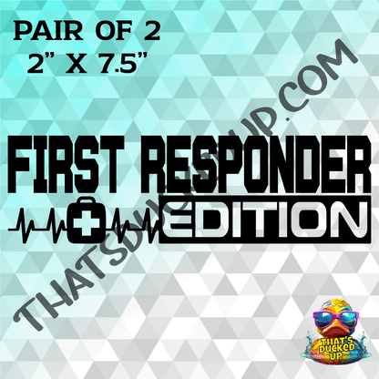 The First Responder Edition 2 Pack