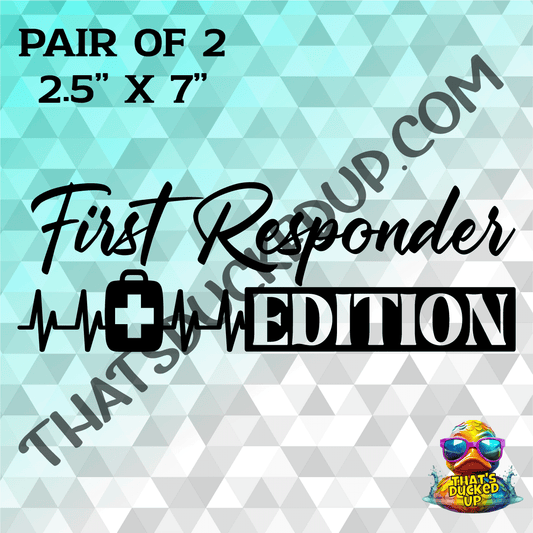 The First Responder Edition 2 Pack