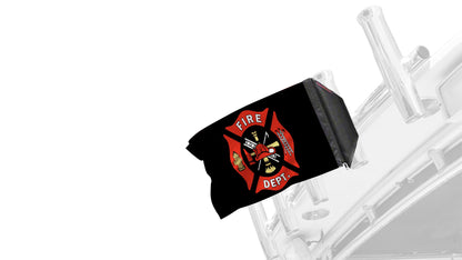 Fire Department 12"x18" Forever Wave Flag