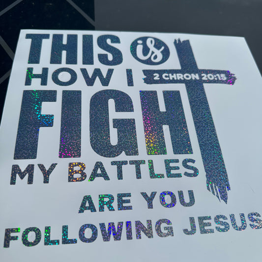 This Is How I Fight My Battles