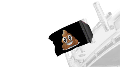 Emoji Poop 12"x18" Forever Wave Flag