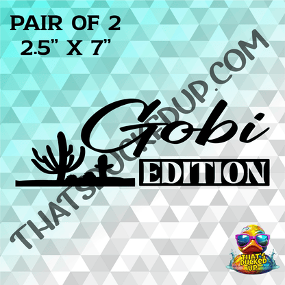 The Gobi Edition 2 Pack