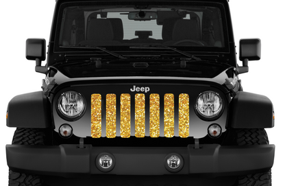 Gold Flake Print Grille Insert