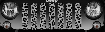Gray Leopard Print Grille Insert
