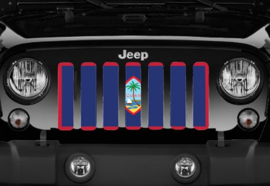 Guam Flag Grille Insert
