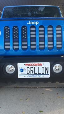 American Tactical Back the Blue Grille Insert